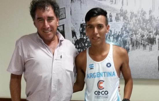 Apoyo del CECO  a atleta local