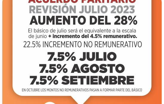 AUMENTO PARA EMPLEADOS Y EMPLEADAS DE COMERCIO 